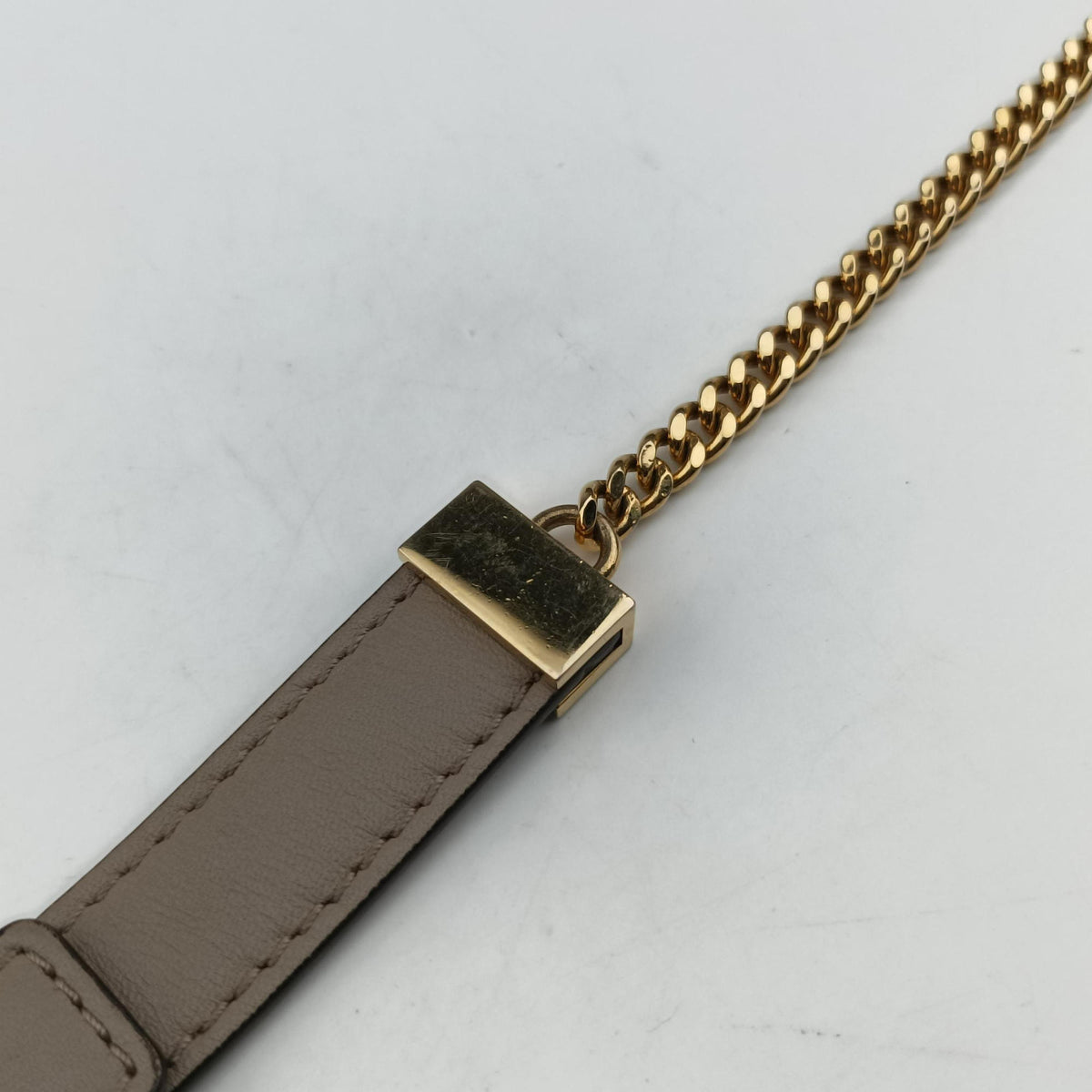 Pre-owned Chloe DREW Grey Leather × suede  shoulderbag | stylenewstar