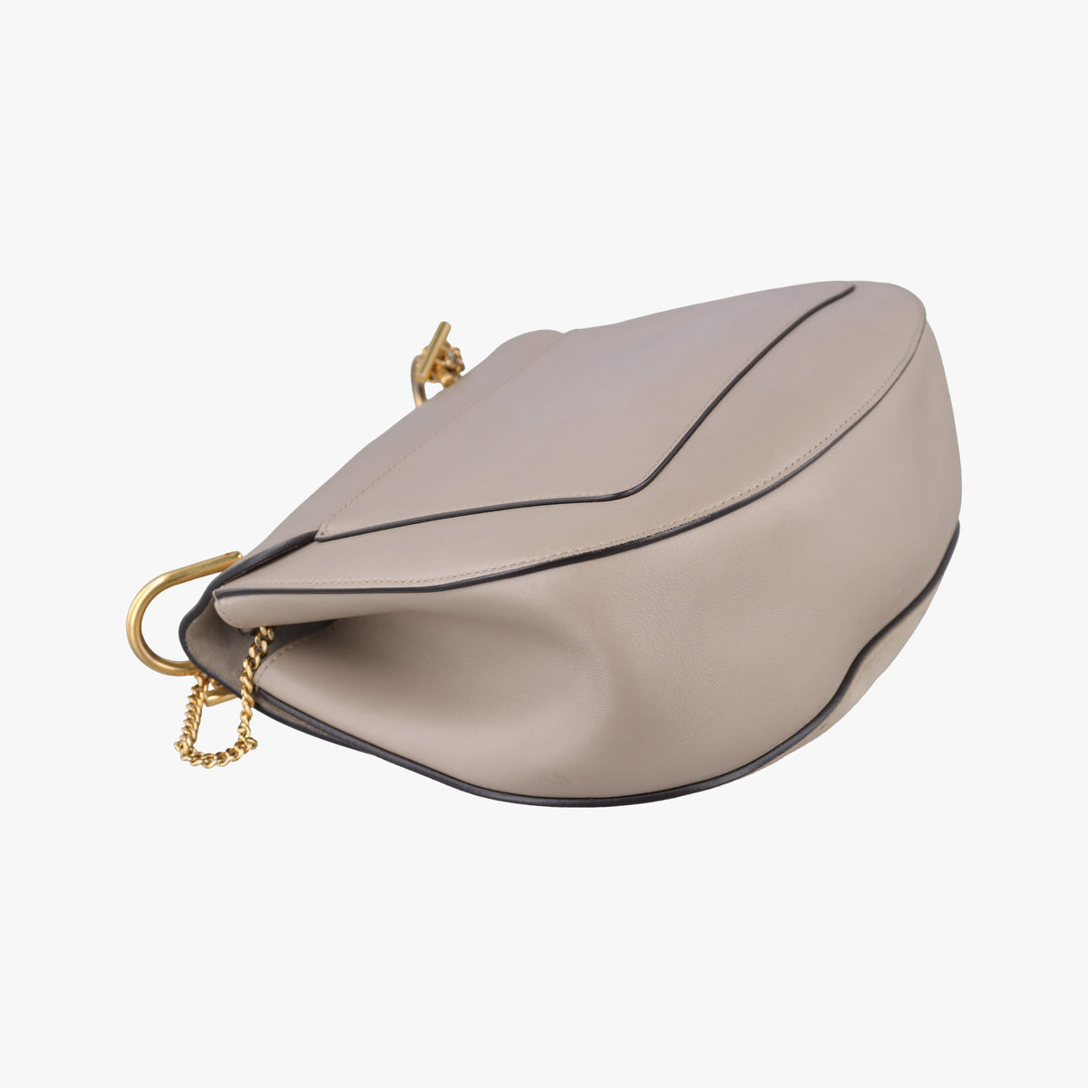 Pre-owned Chloe DREW Grey Leather × suede  shoulderbag | stylenewstar