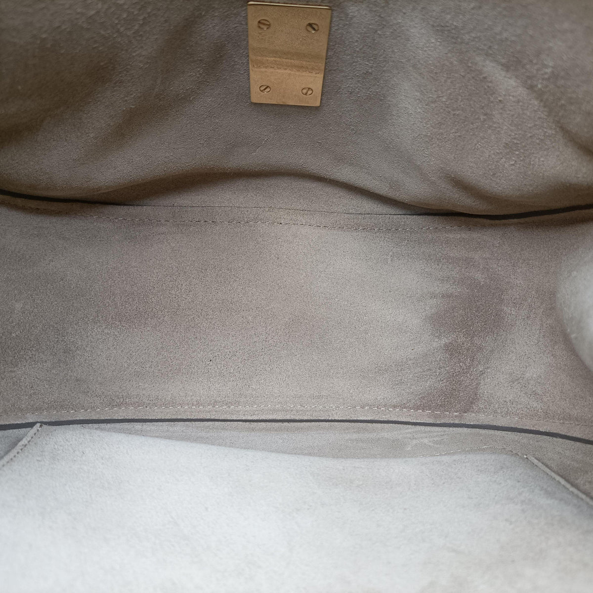 Pre-owned Chloe DREW Grey Leather × suede  shoulderbag | stylenewstar