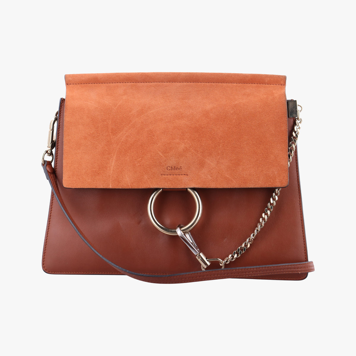 Vintage Chloe FAYE Brown Leather × suede  shoulderbag | stylenewstar