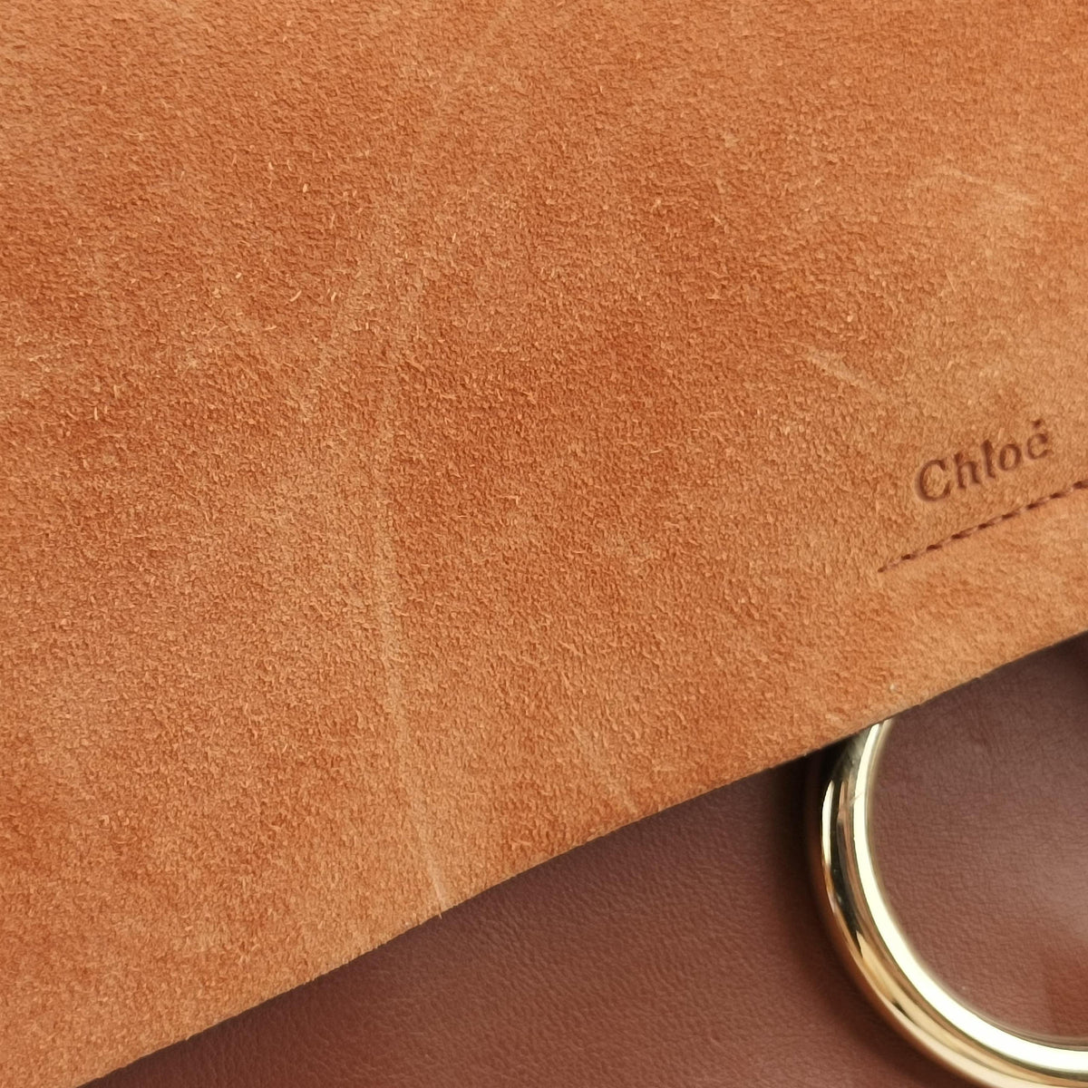 Vintage Chloe FAYE Brown Leather × suede  shoulderbag | stylenewstar