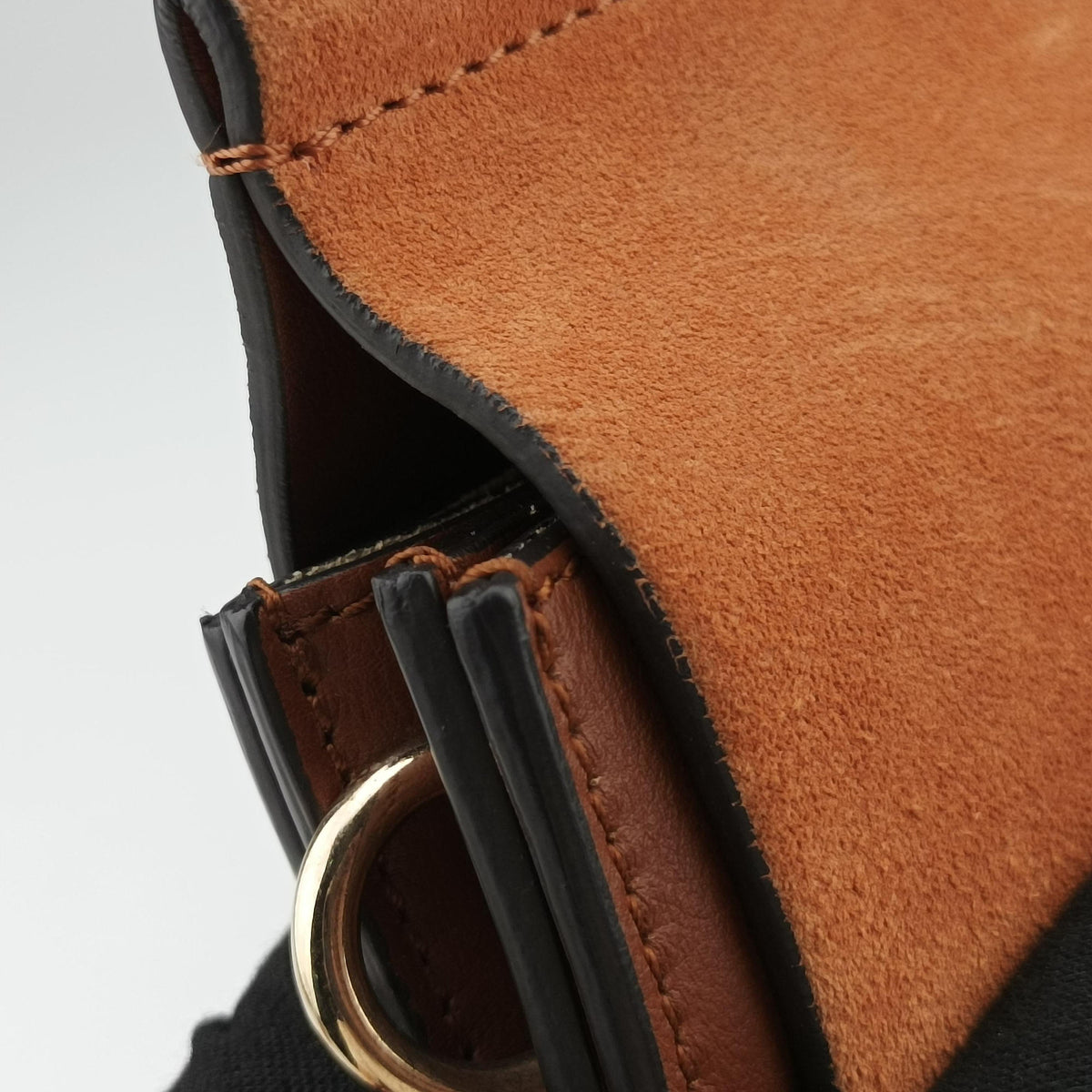 Vintage Chloe FAYE Brown Leather × suede  shoulderbag | stylenewstar