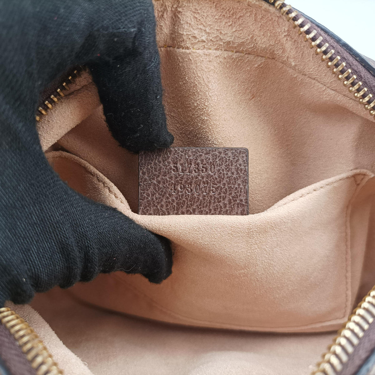 Secondhand Gucci OPHIDIA Brown×red×green PVC coated canvas 517350 shoulderbag | stylenewstar