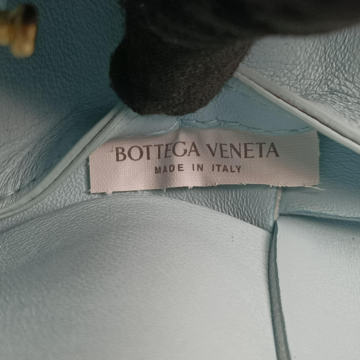 Secondhand Bottega Veneta THE ARCO Tote Blue lambskin  shoulderbag | stylenewstar