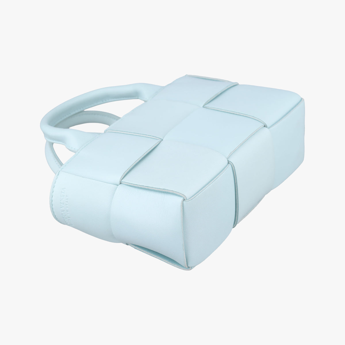 Secondhand Bottega Veneta THE ARCO Tote Blue lambskin  shoulderbag | stylenewstar
