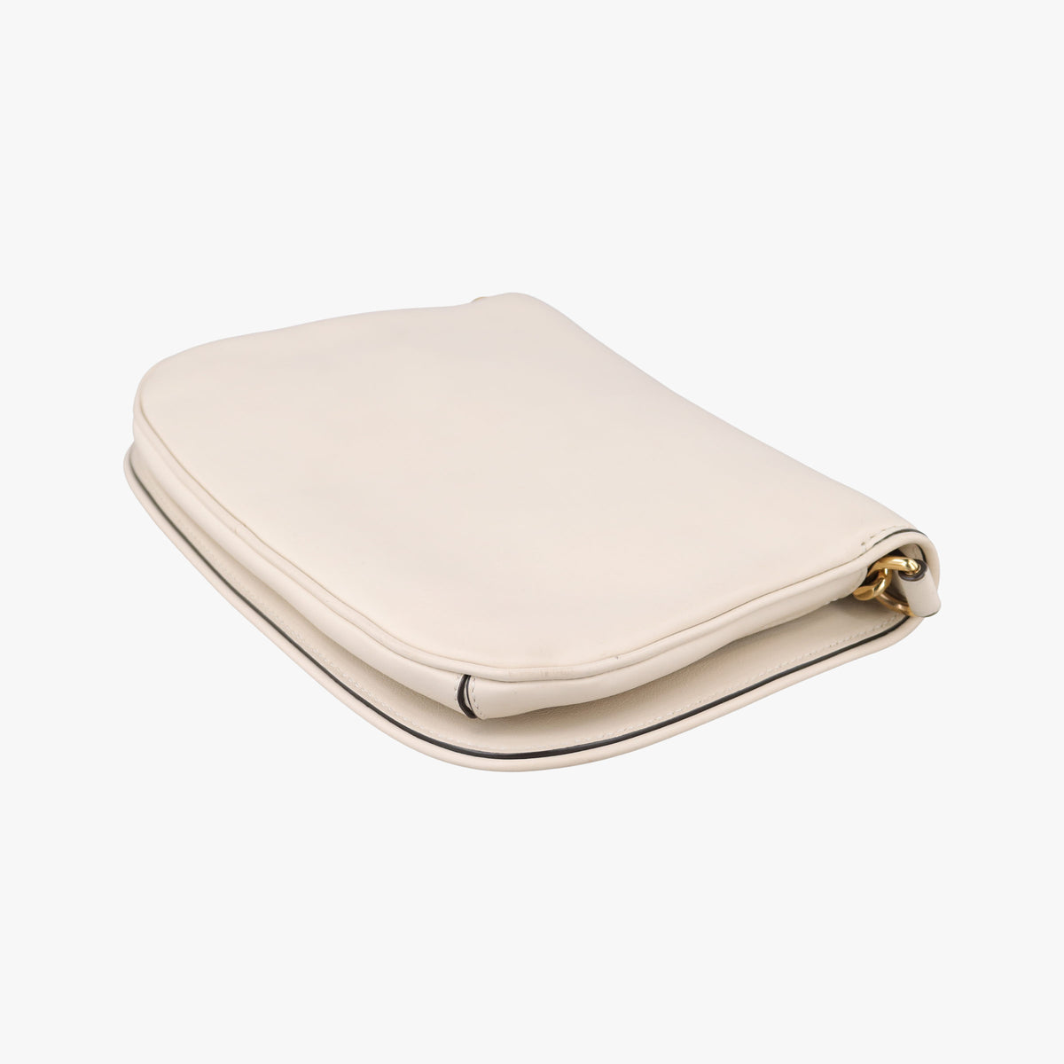 Pre-owned Gucci Blondie Chain White Leather 699268 shoulderbag | stylenewstar