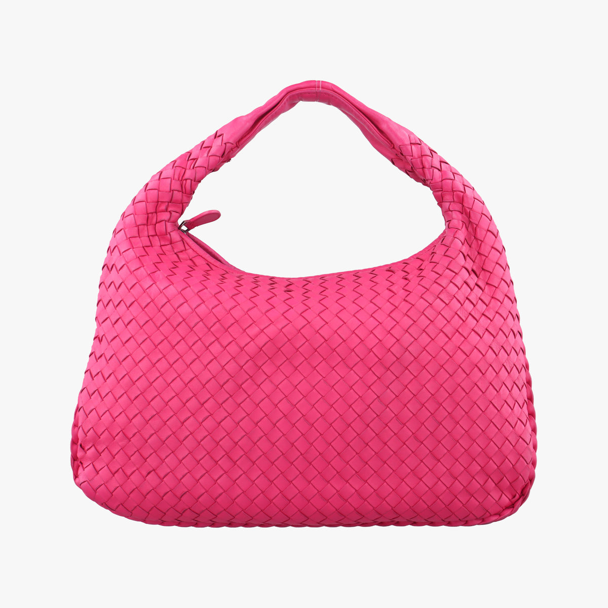 Pre-owned Bottega Veneta Intrecciato Rose lambskin  shoulderbag | stylenewstar