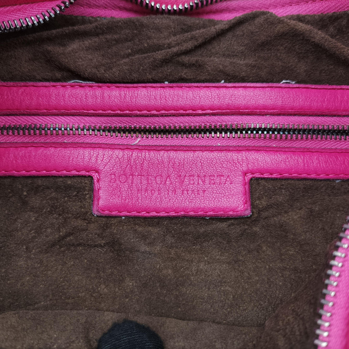Pre-owned Bottega Veneta Intrecciato Rose lambskin  shoulderbag | stylenewstar