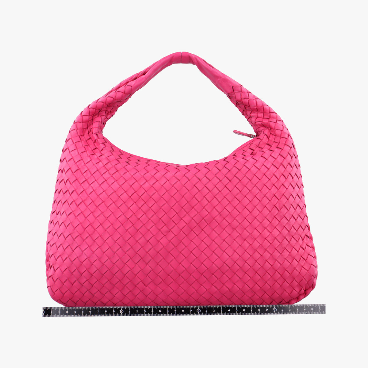 Pre-owned Bottega Veneta Intrecciato Rose lambskin  shoulderbag | stylenewstar