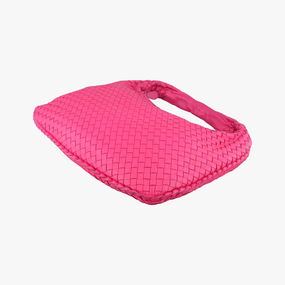 Pre-owned Bottega Veneta Intrecciato Rose lambskin  shoulderbag | stylenewstar