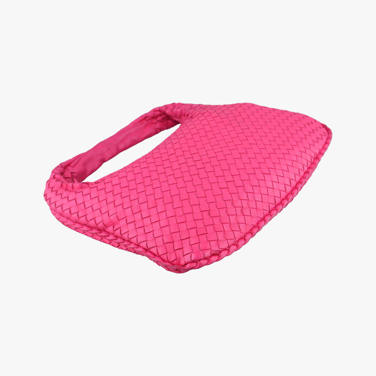 Pre-owned Bottega Veneta Intrecciato Rose lambskin  shoulderbag | stylenewstar