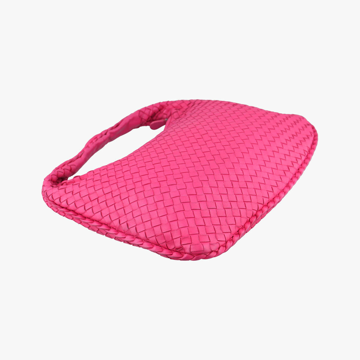 Pre-owned Bottega Veneta Intrecciato Rose lambskin  shoulderbag | stylenewstar