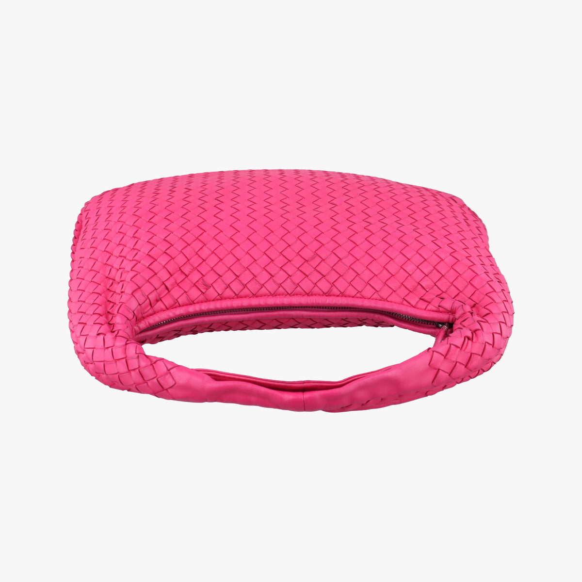 Pre-owned Bottega Veneta Intrecciato Rose lambskin  shoulderbag | stylenewstar
