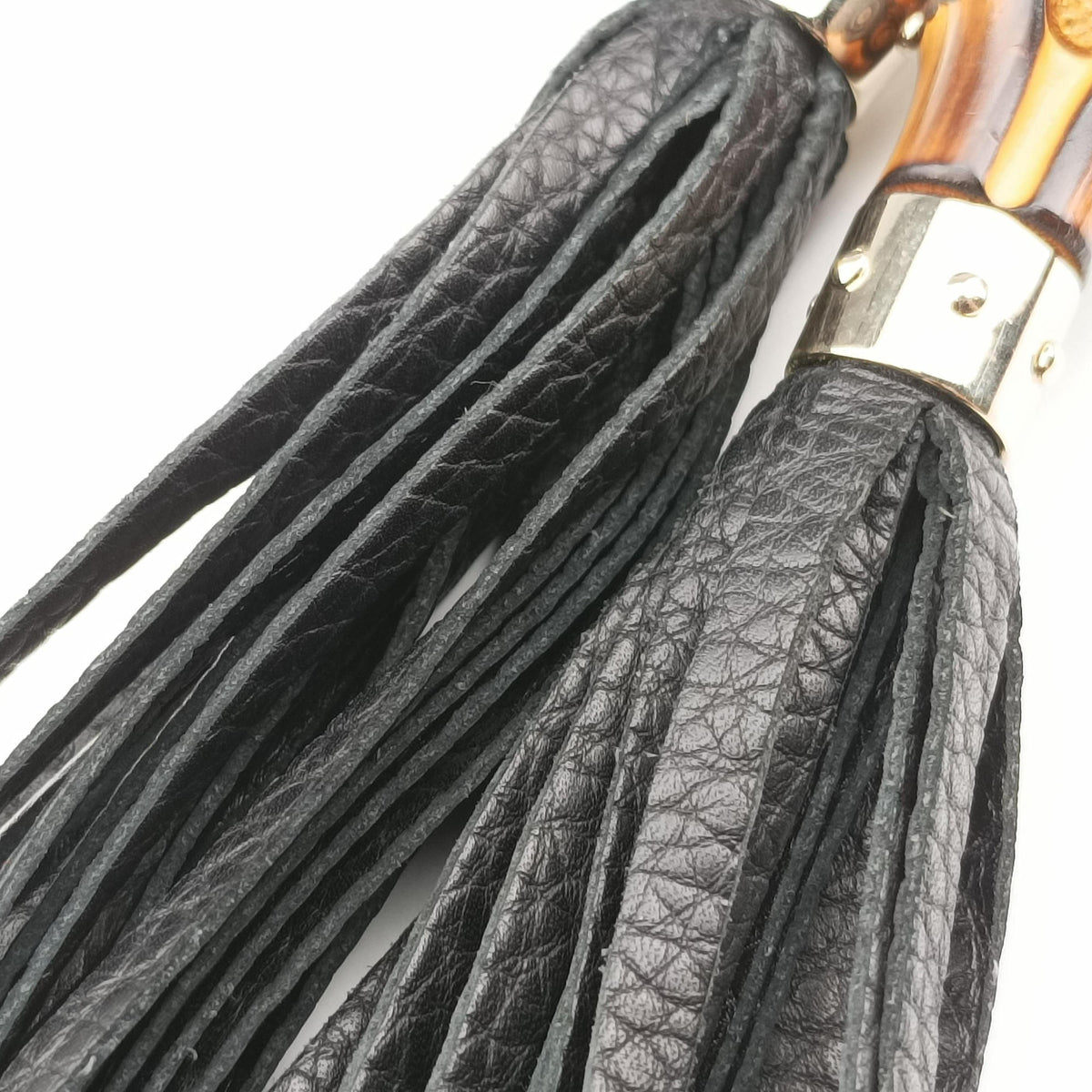 Pre-owned Gucci New Bamboo Multicolour ponyhair×leather 254884 shoulderbag | stylenewstar