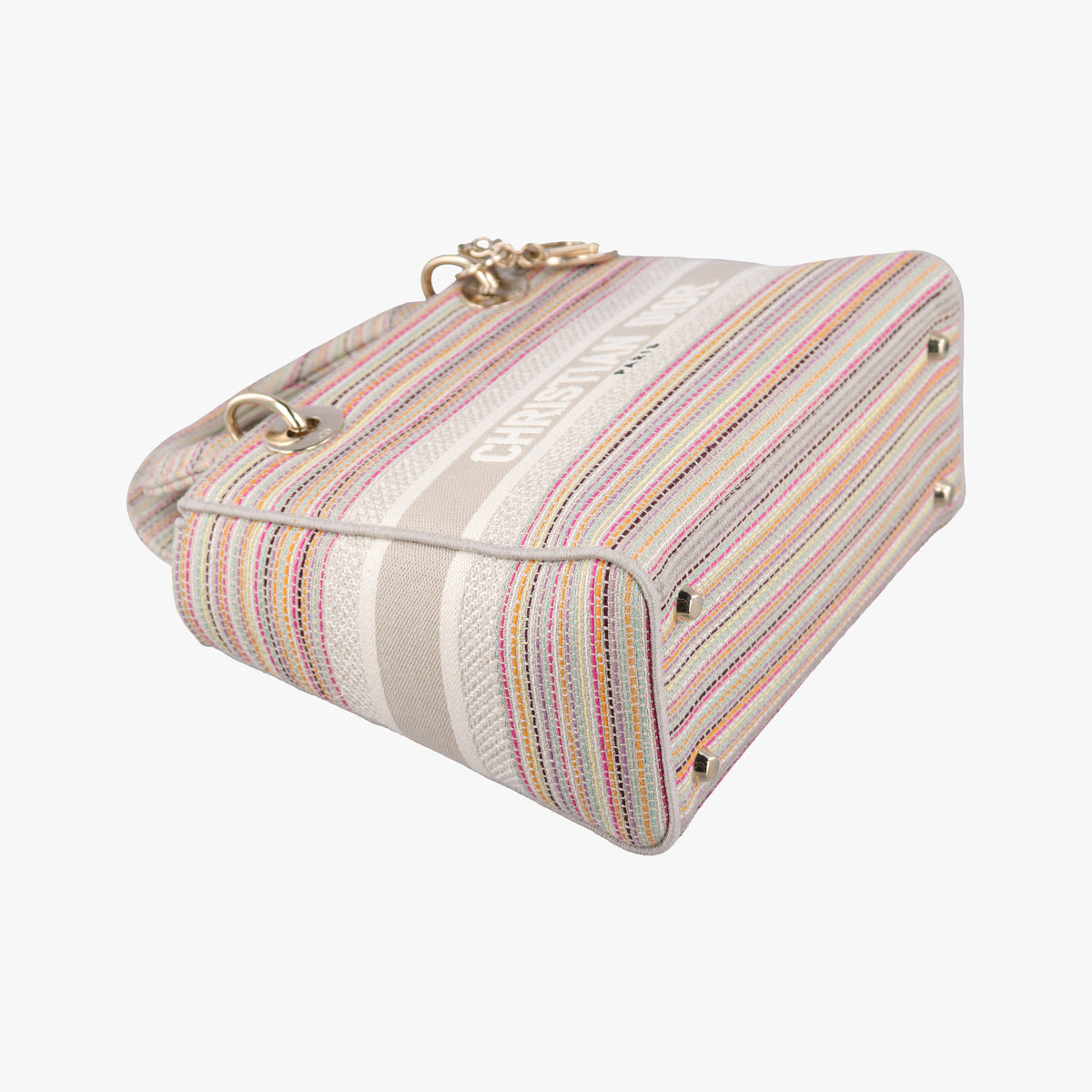 Vintage Christian Dior Lady Dior Multicolor fabric  shoulderbag | stylenewstar