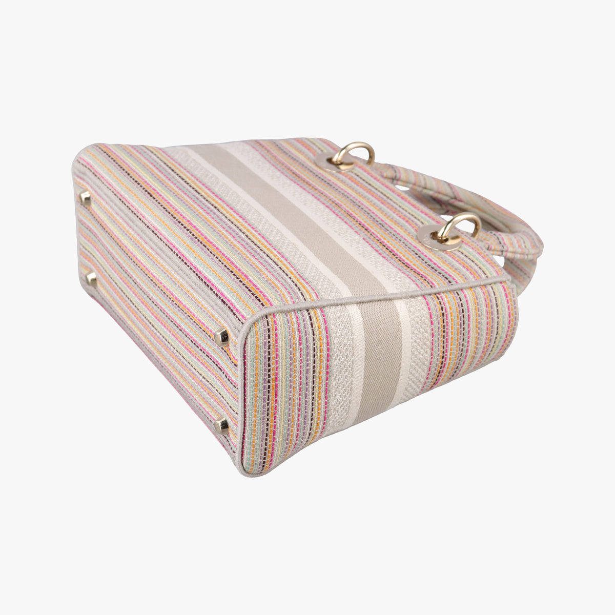 Vintage Christian Dior Lady Dior Multicolor fabric  shoulderbag | stylenewstar