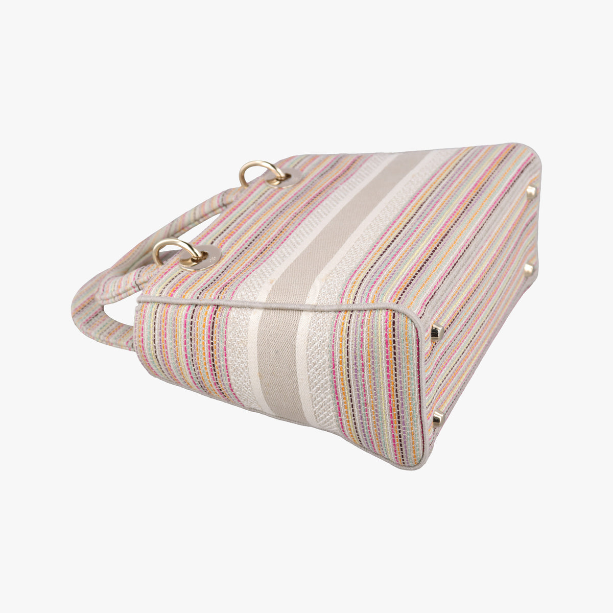 Vintage Christian Dior Lady Dior Multicolor fabric  shoulderbag | stylenewstar