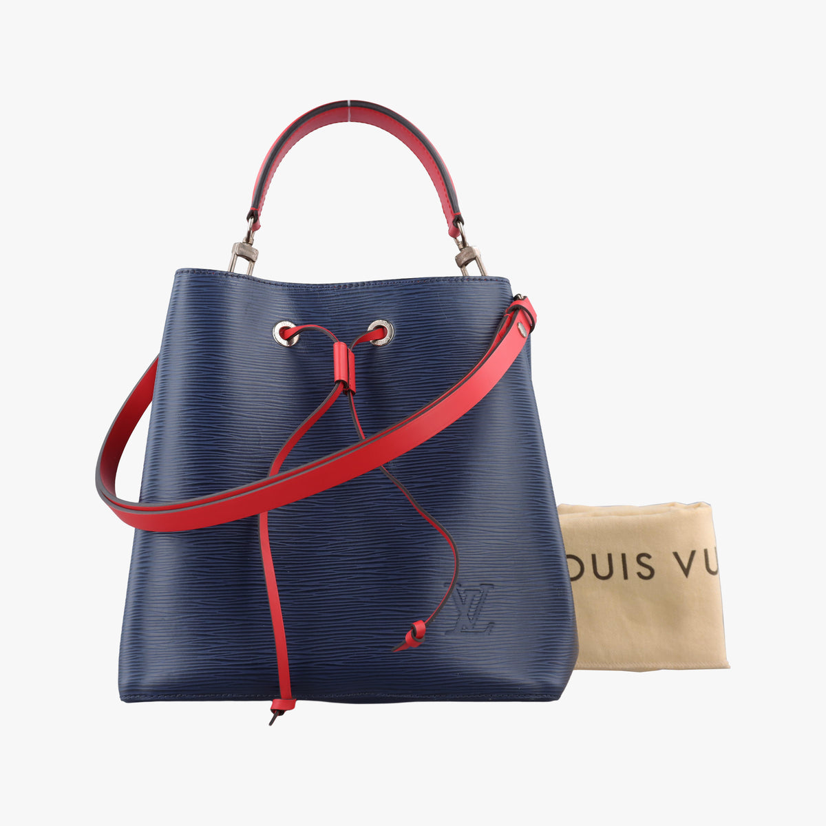 Pre-owned Louis Vuitton NeoNoe INDIGO×Red Epi M54367 shoulderbag | stylenewstar