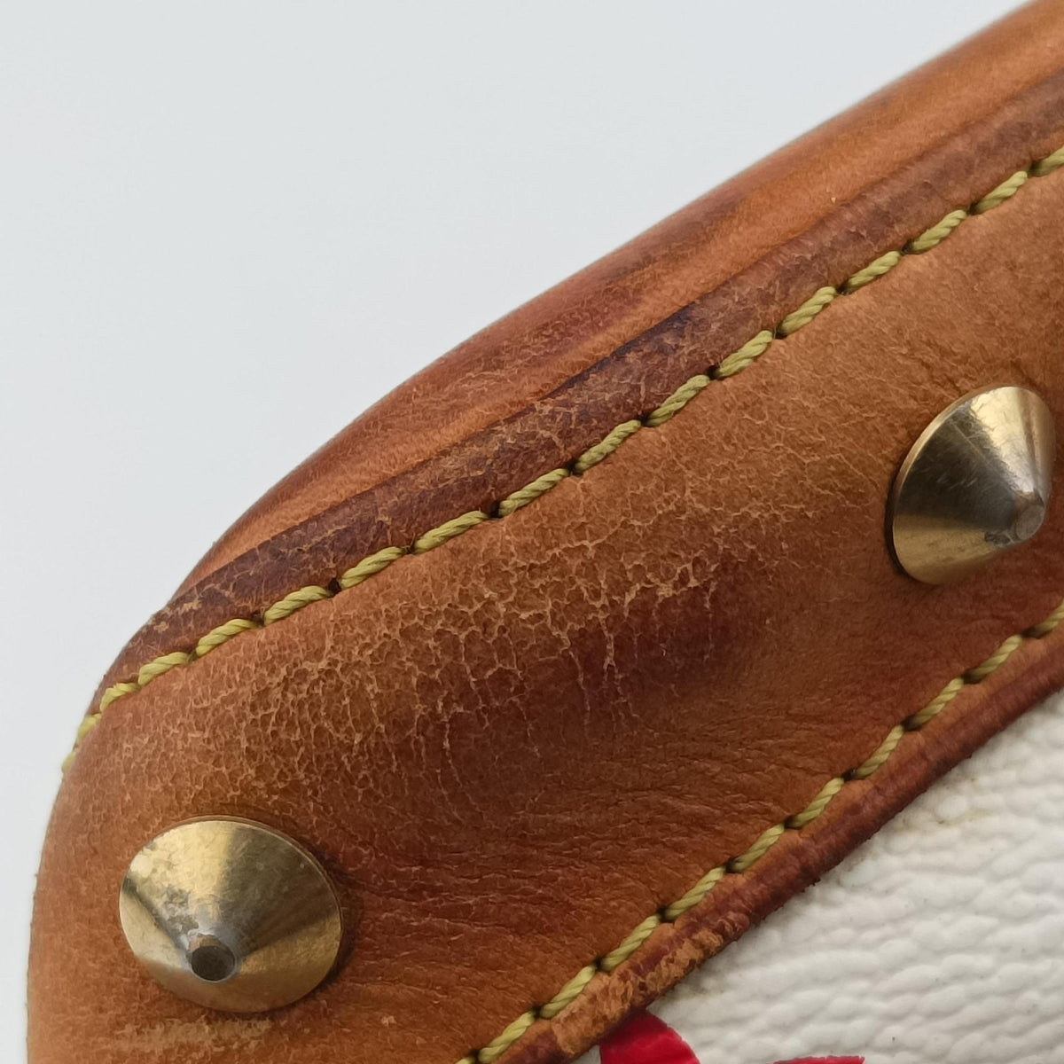 Pre-owned Louis Vuitton Alma PM white Monogram Multicolor M92647 handbag | stylenewstar