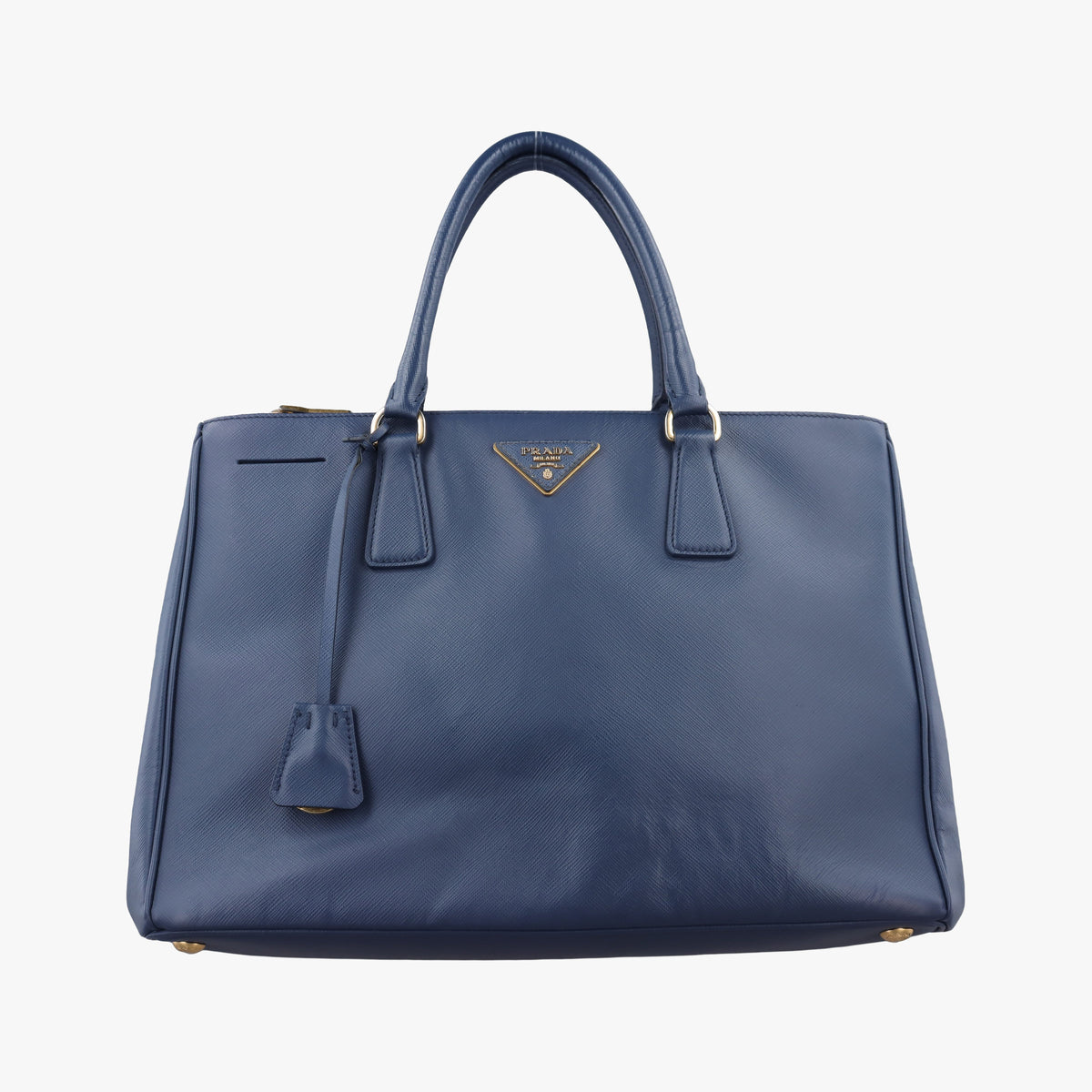 Secondhand Prada Galleria Navy SAFFIANO Leather BN2274 handbag | stylenewstar