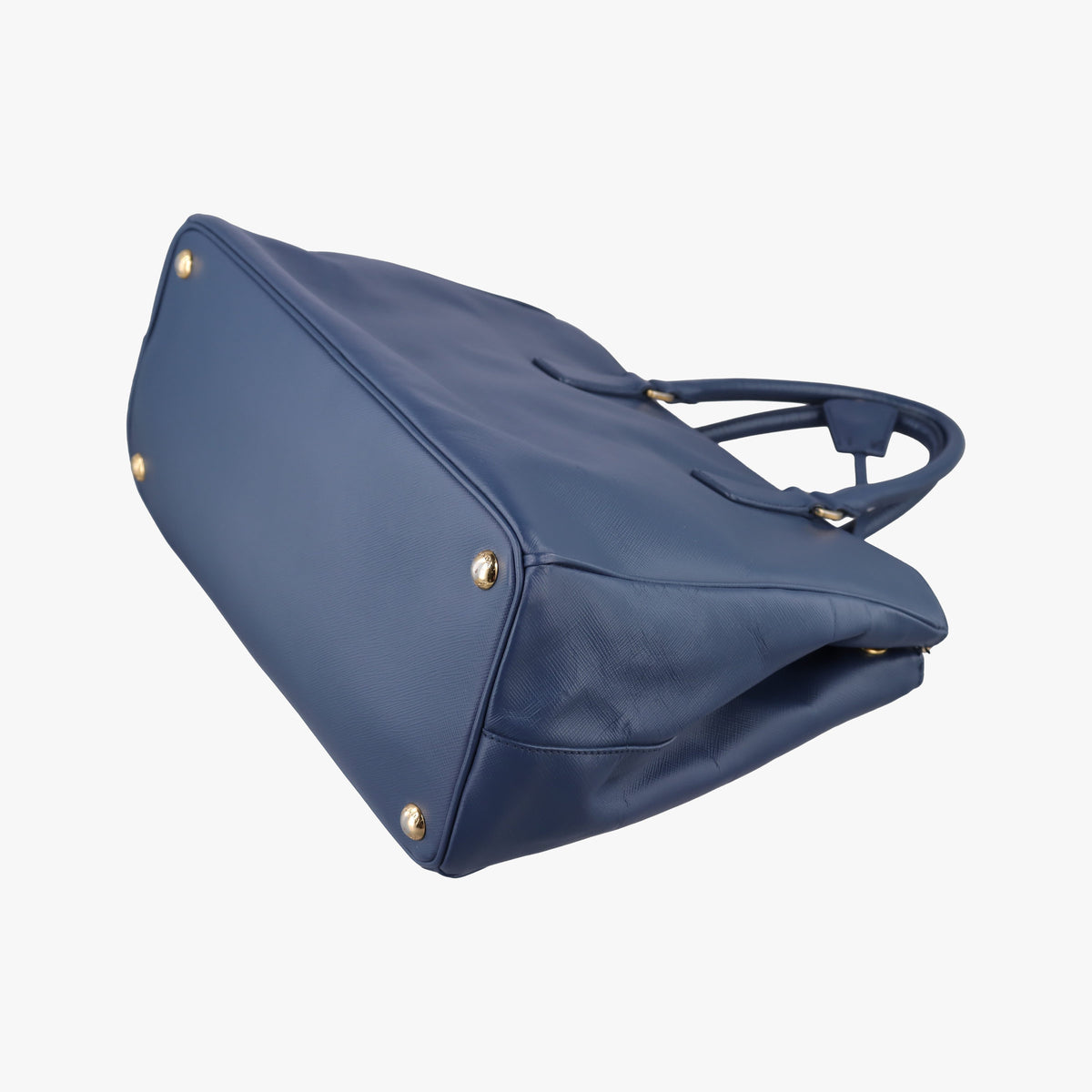 Pre-owned Prada Galleria Navy SAFFIANO Leather BN2274 handbag | stylenewstar