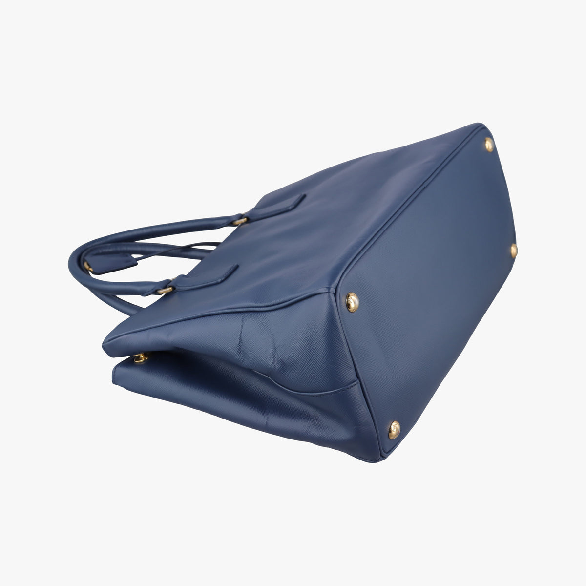 Secondhand Prada Galleria Navy SAFFIANO Leather BN2274 handbag | stylenewstar