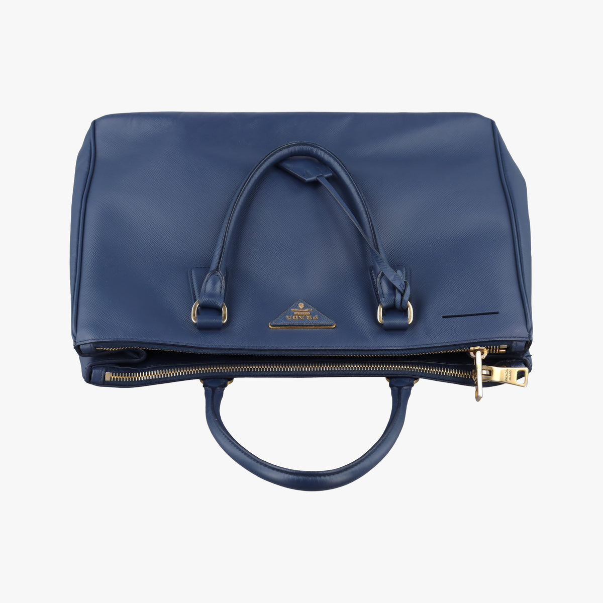 Secondhand Prada Galleria Navy SAFFIANO Leather BN2274 handbag | stylenewstar