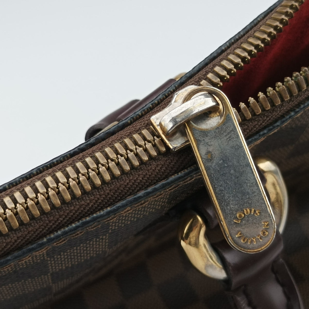 Secondhand Louis Vuitton Saleya MM Ebene Damier canvas N51182 handbag | stylenewstar