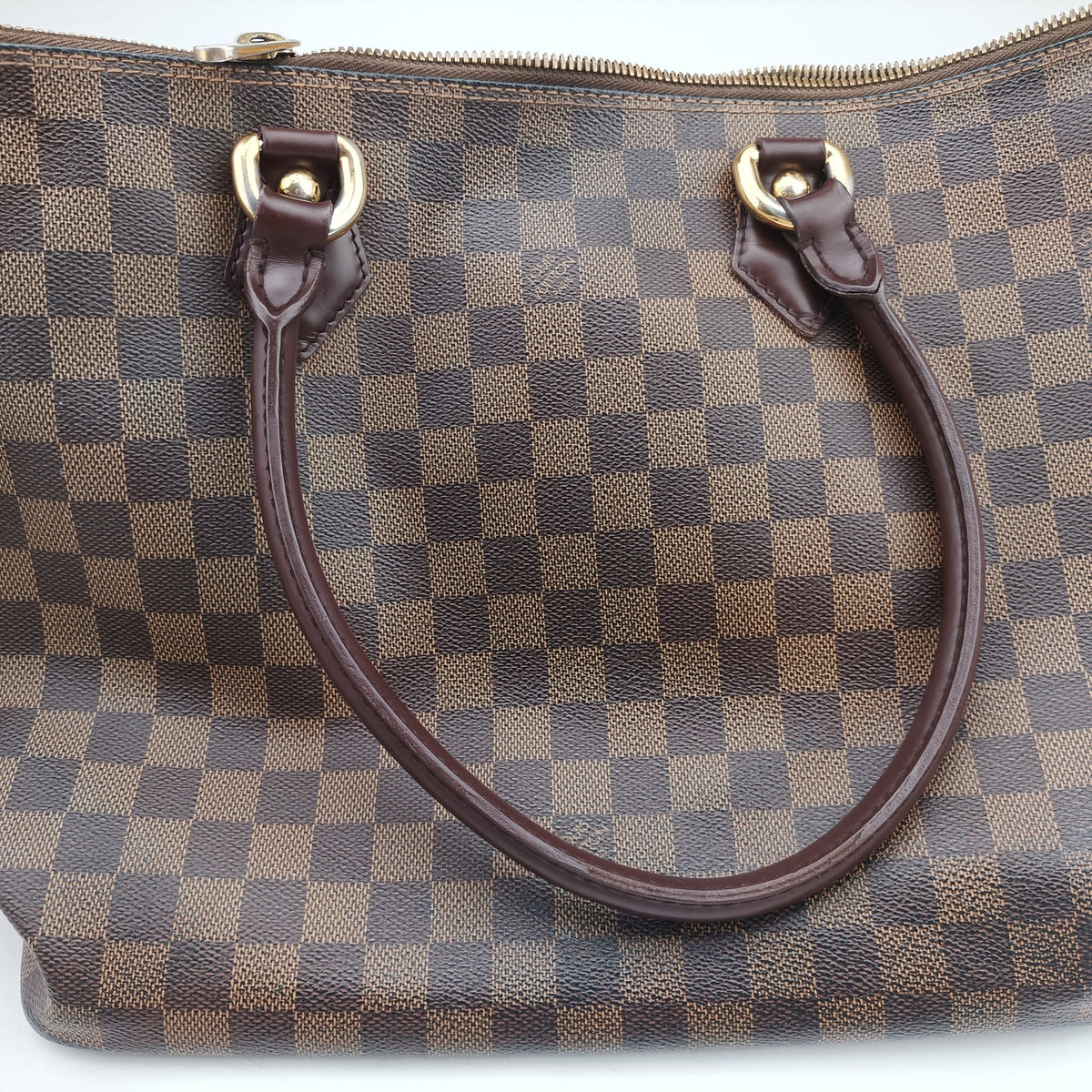 Secondhand Louis Vuitton Saleya MM Ebene Damier canvas N51182 handbag | stylenewstar