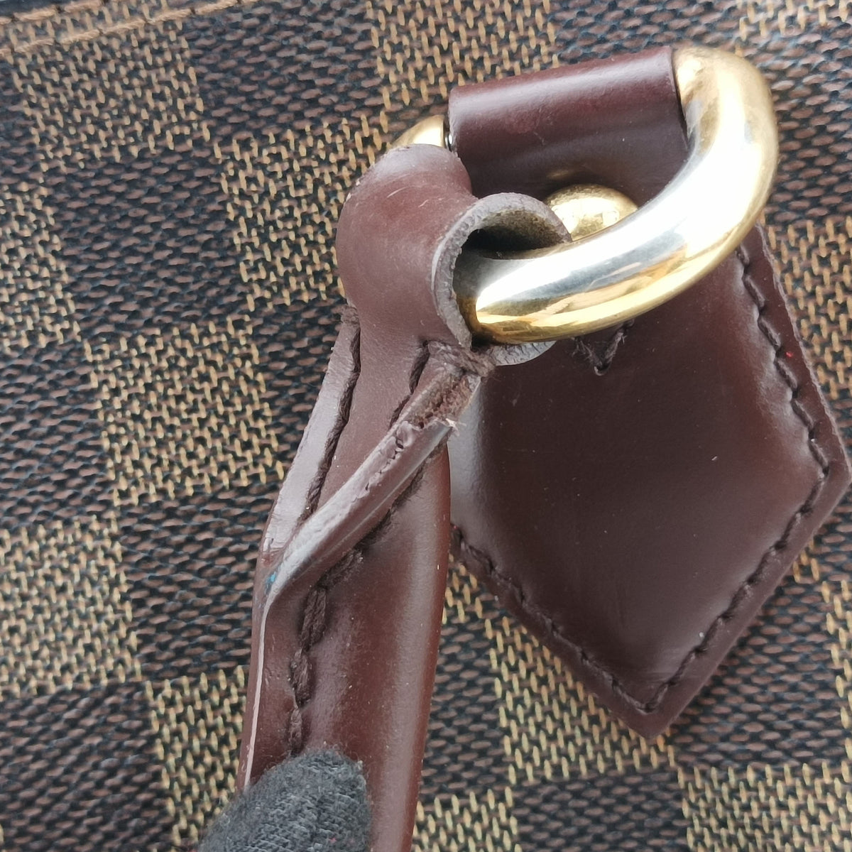 Secondhand Louis Vuitton Saleya MM Ebene Damier canvas N51182 handbag | stylenewstar