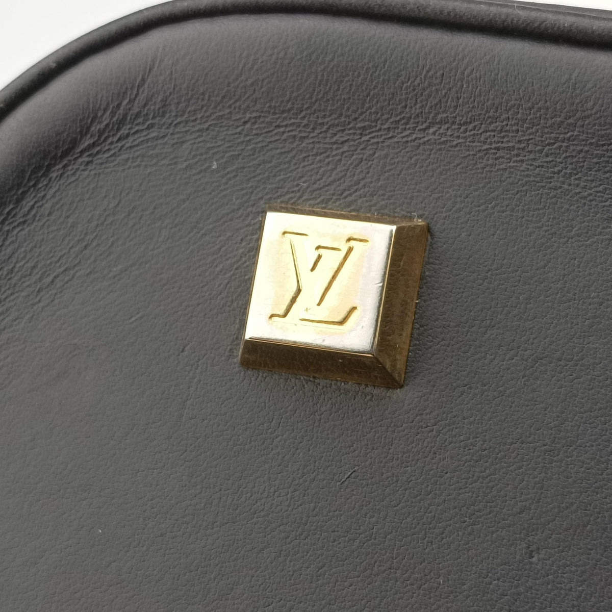Vintage Louis Vuitton Monogram Mini Alma Long Navy × Gray Canvas × Leather M92303 handbag | stylenewstar
