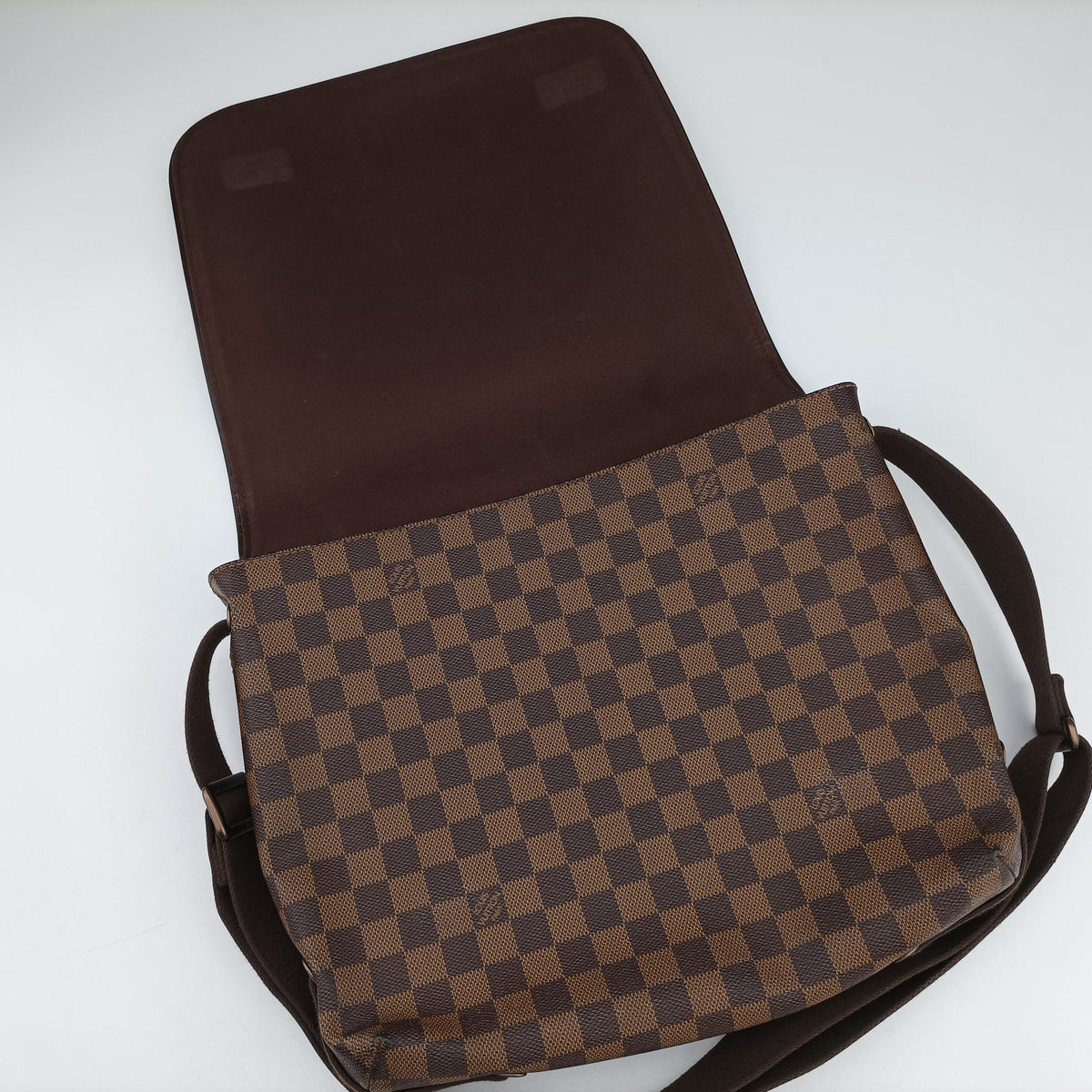 Pre-owned Louis Vuitton BROOKLYN MM EBENE Damier Canvas N51211 shoulderbag | stylenewstar