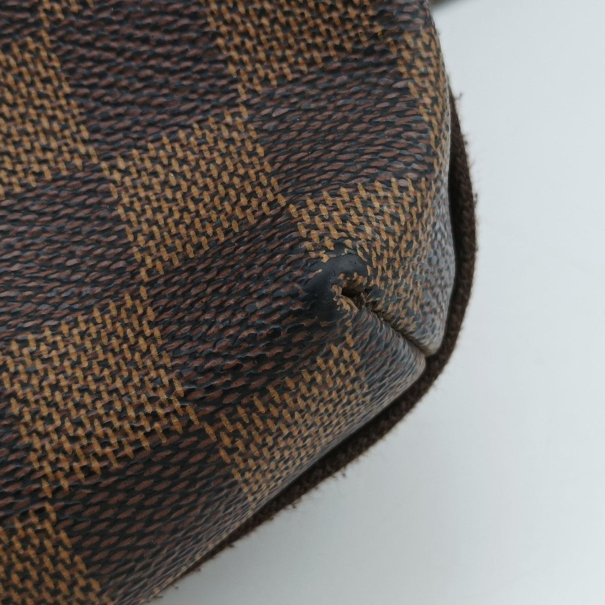 Pre-owned Louis Vuitton BROOKLYN MM EBENE Damier Canvas N51211 shoulderbag | stylenewstar
