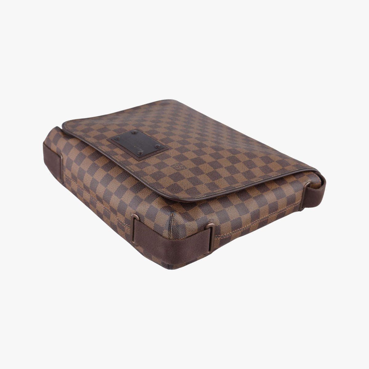 Pre-owned Louis Vuitton BROOKLYN MM EBENE Damier Canvas N51211 shoulderbag | stylenewstar