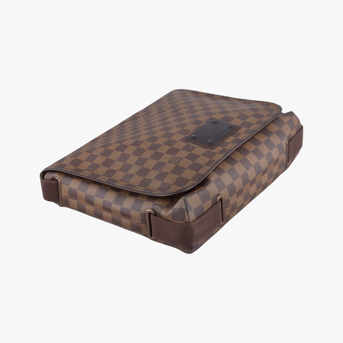 Pre-owned Louis Vuitton BROOKLYN MM EBENE Damier Canvas N51211 shoulderbag | stylenewstar