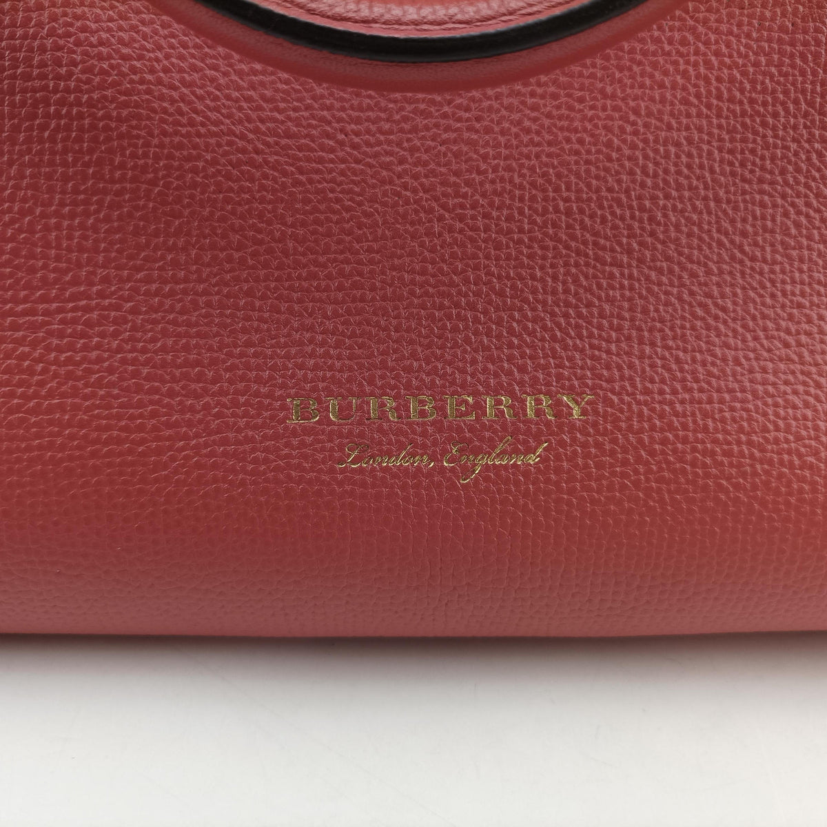 Secondhand Burberry Banner Pink×Multicolor Leather × Canvas  shoulderbag | stylenewstar