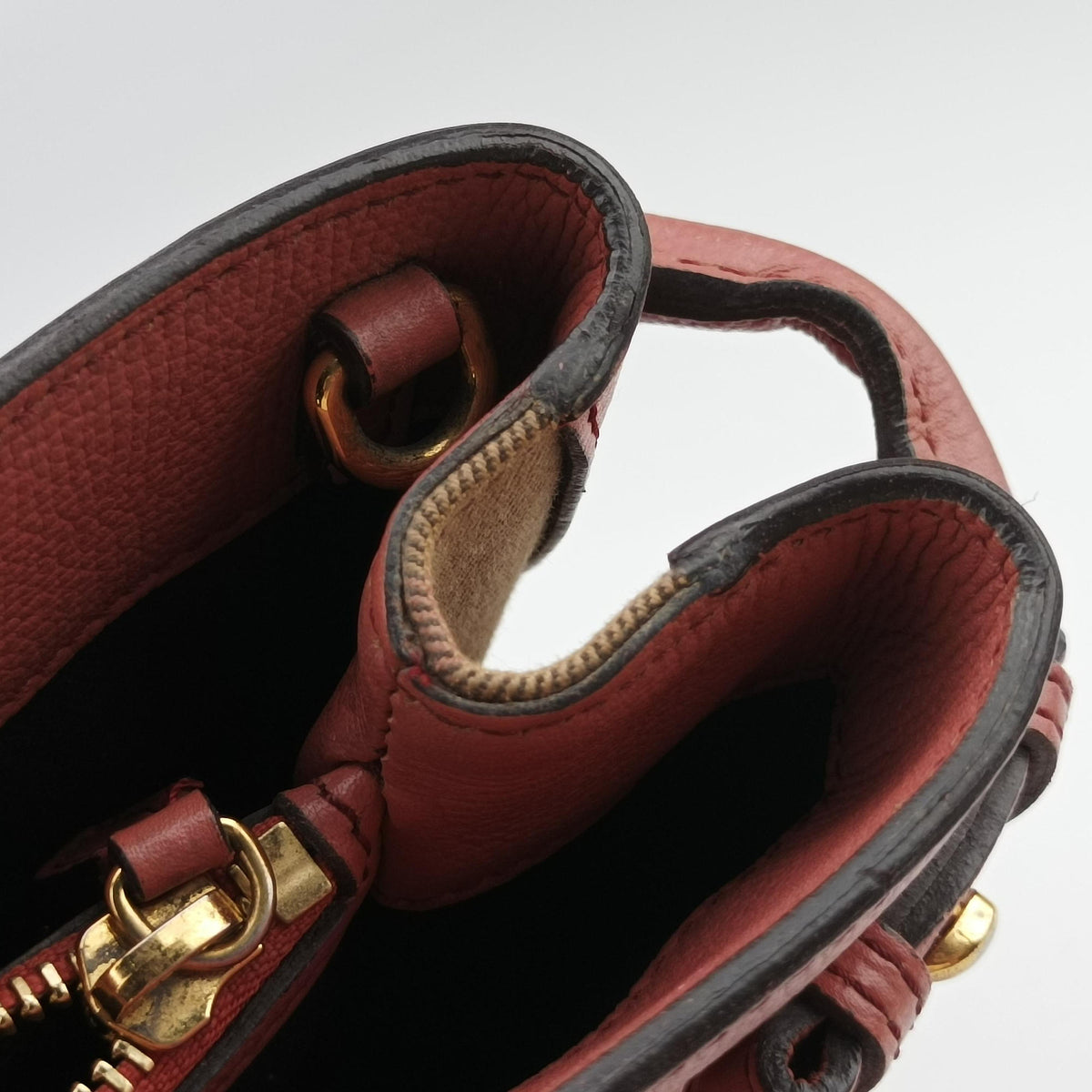 Secondhand Burberry Banner Pink×Multicolor Leather × Canvas  shoulderbag | stylenewstar