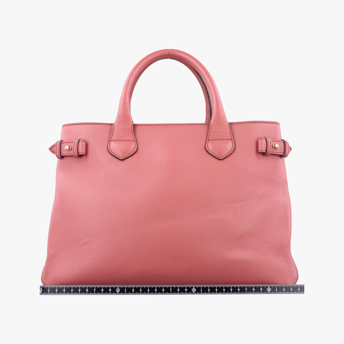 Pre-owned Burberry Banner Pink×Multicolor Leather × Canvas  shoulderbag | stylenewstar