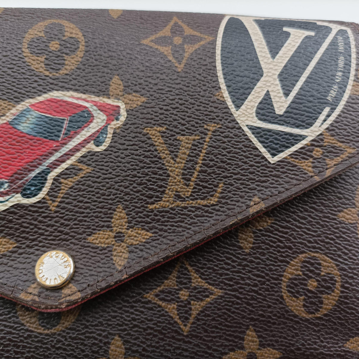 Vintage Louis Vuitton Felicie Pochette Brown×Multicolor Monogram Canvas M62145 shoulderbag | stylenewstar