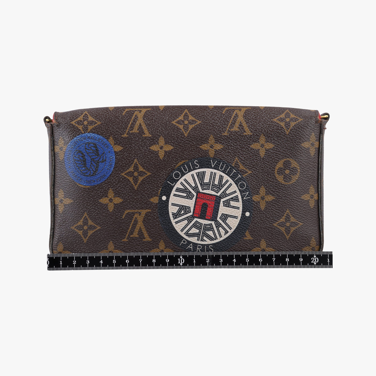 Vintage Louis Vuitton Felicie Pochette Brown×Multicolor Monogram Canvas M62145 shoulderbag | stylenewstar