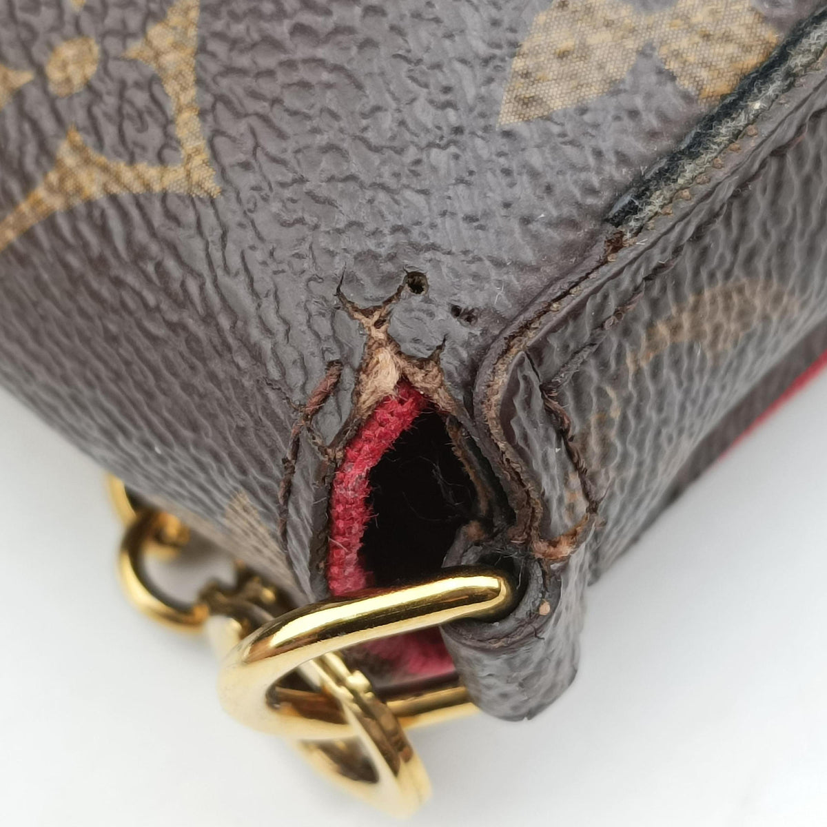 Vintage Louis Vuitton Felicie Pochette Brown×Multicolor Monogram Canvas M62145 shoulderbag | stylenewstar
