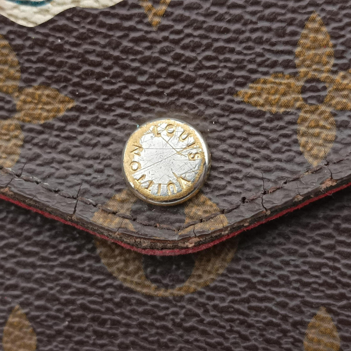 Vintage Louis Vuitton Felicie Pochette Brown×Multicolor Monogram Canvas M62145 shoulderbag | stylenewstar