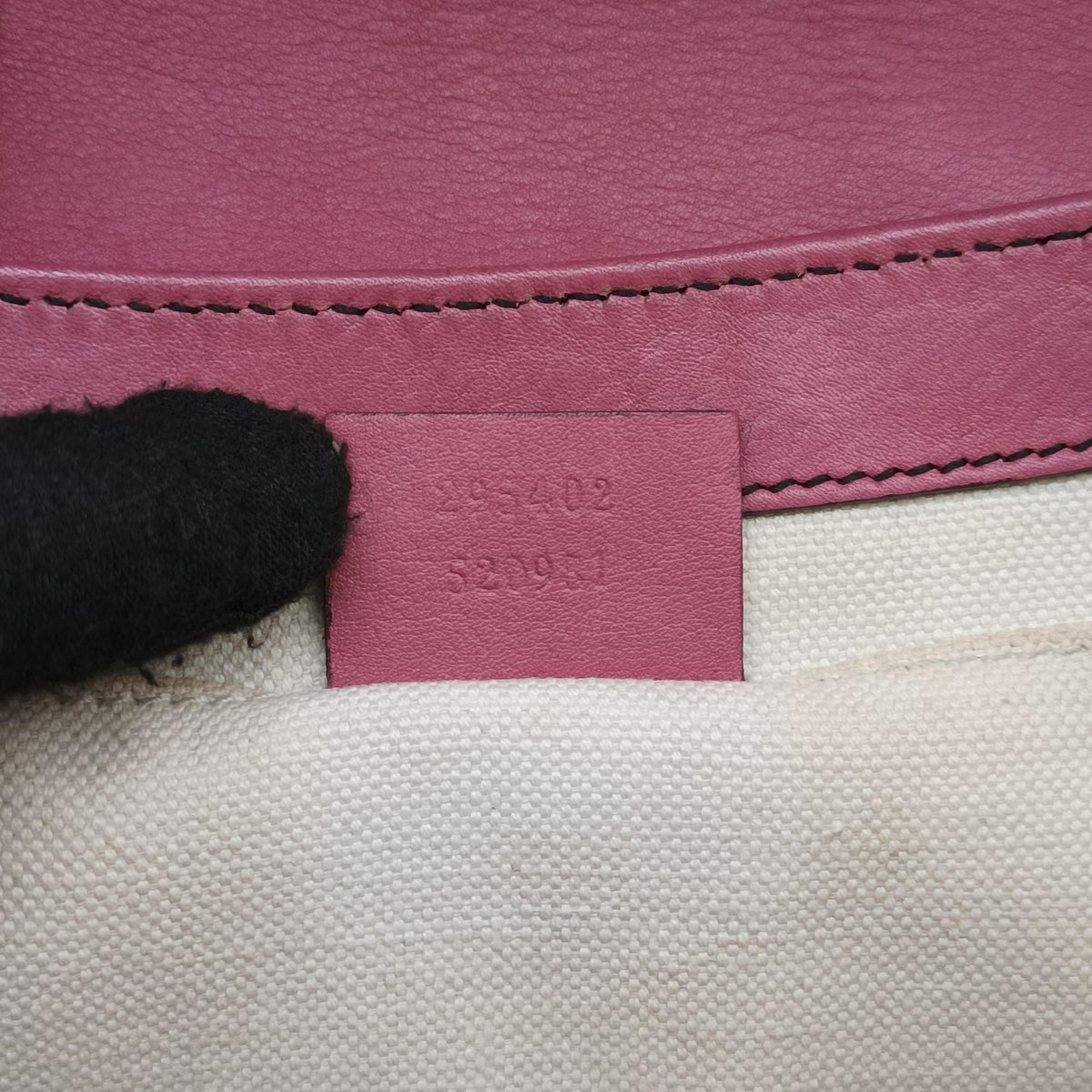Pre-owned Gucci Emily Pink Leather 295402 shoulderbag | stylenewstar
