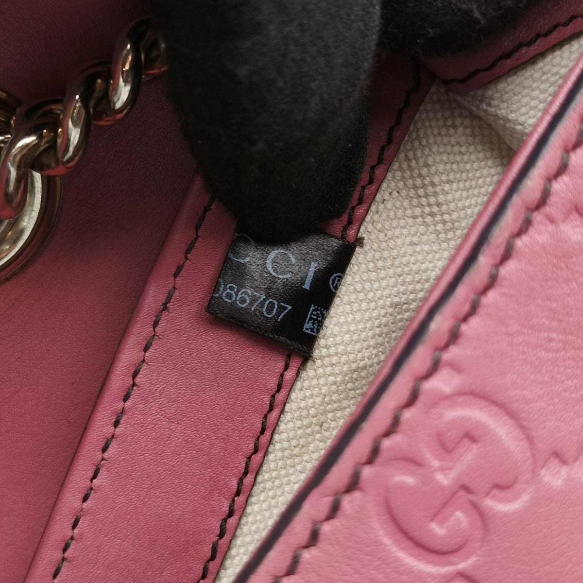 Pre-owned Gucci Emily Pink Leather 295402 shoulderbag | stylenewstar