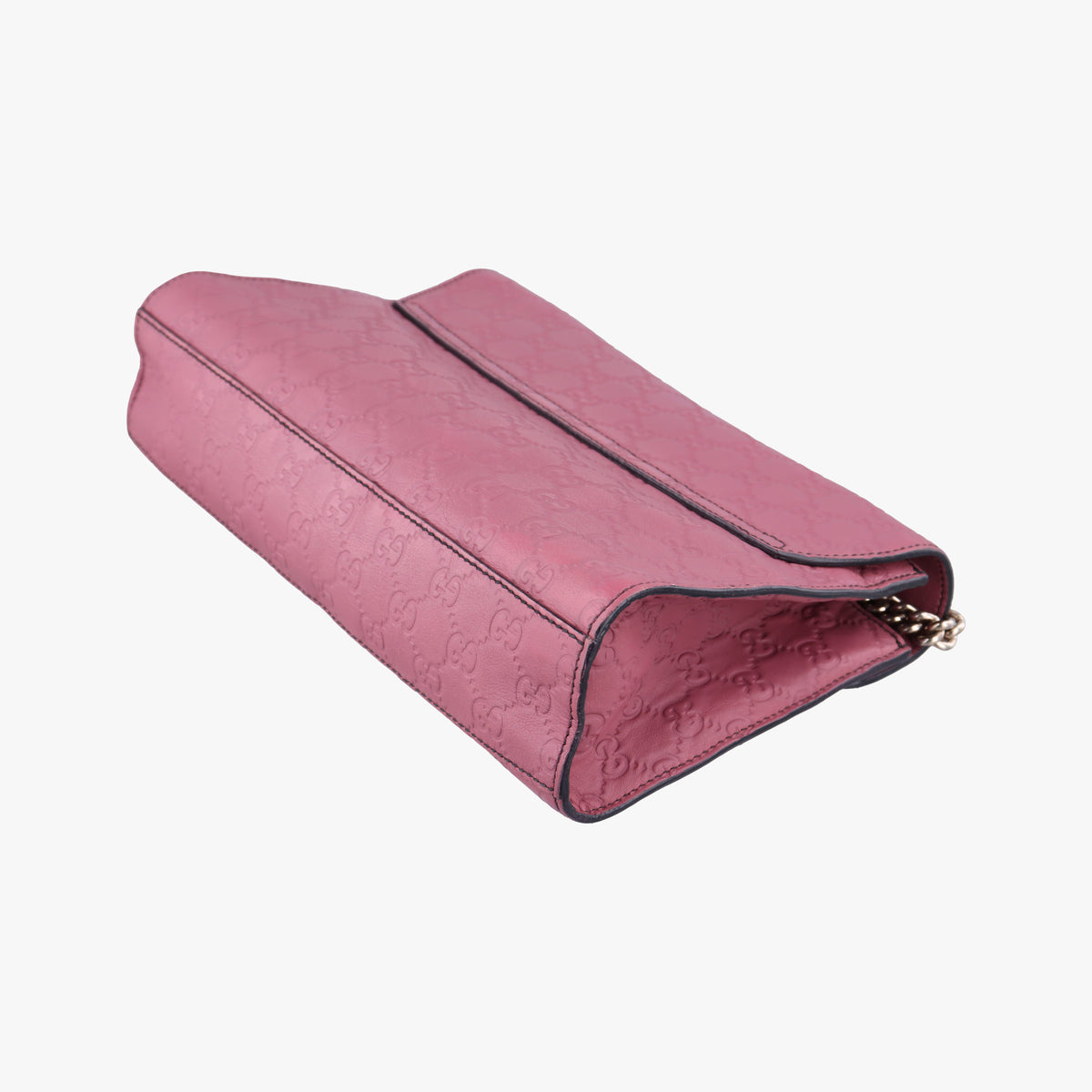Pre-owned Gucci Emily Pink Leather 295402 shoulderbag | stylenewstar