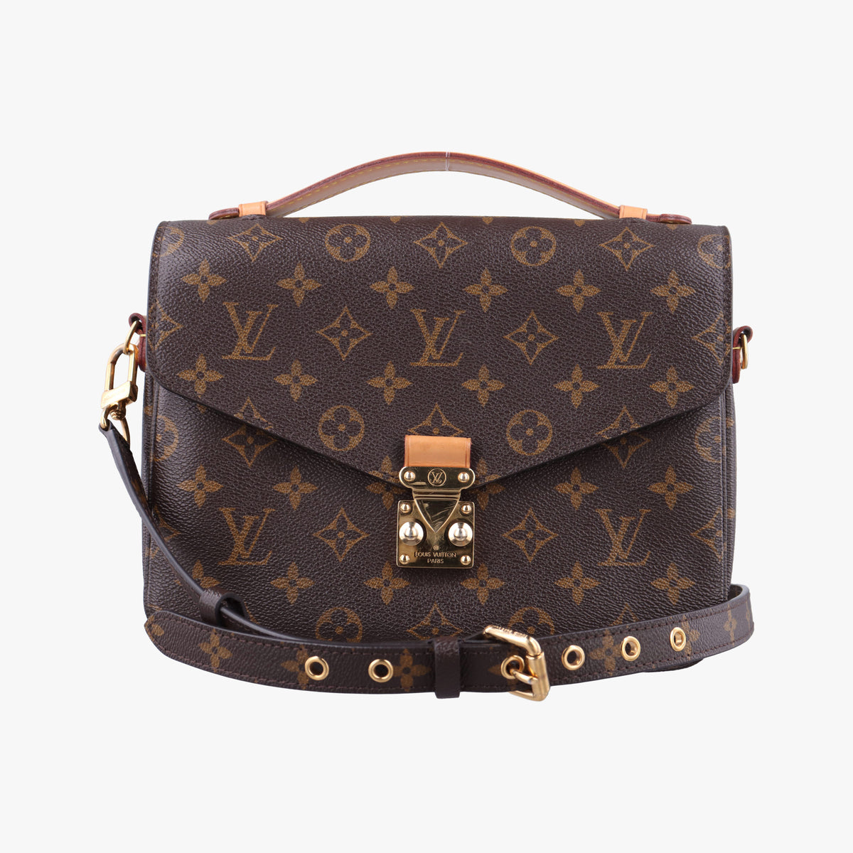 Pre-owned Louis Vuitton Pochette Metis MM Brown Monogram Canvas M44875 shoulderbag | stylenewstar