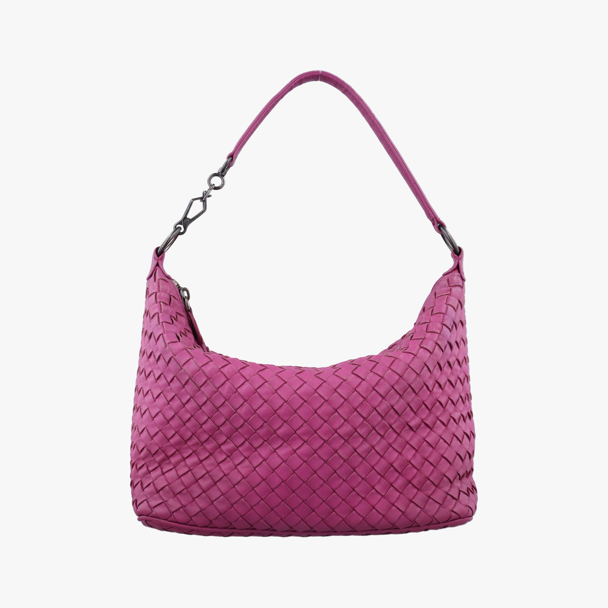 Secondhand Bottega Veneta Intrecciato Purple lambskin  shoulderbag | stylenewstar