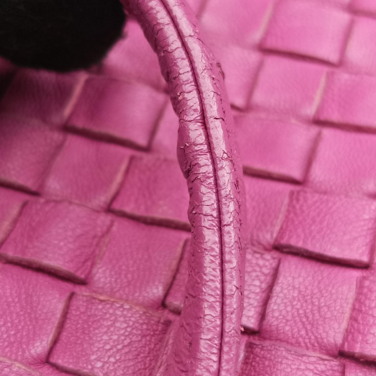 Secondhand Bottega Veneta Intrecciato Purple lambskin  shoulderbag | stylenewstar