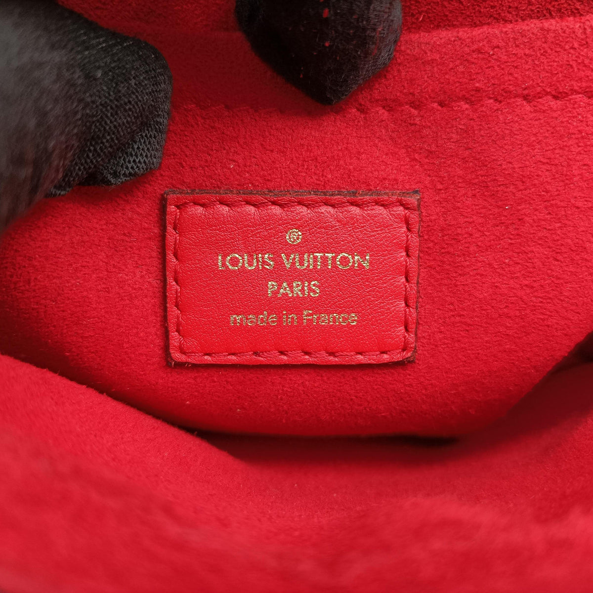 Pre-owned Louis Vuitton Locky BB Monogram/Brown×Coqulicot Monogram canvas×calf leather M44322 handbag | stylenewstar