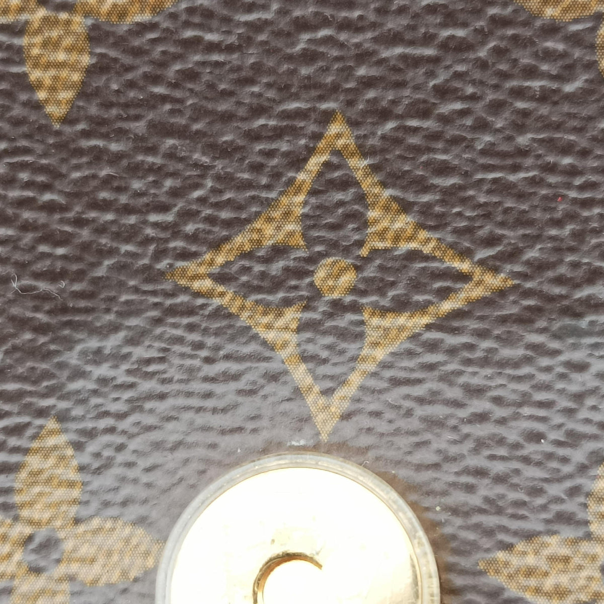 Pre-owned Louis Vuitton Locky BB Monogram/Brown×Coqulicot Monogram canvas×calf leather M44322 handbag | stylenewstar